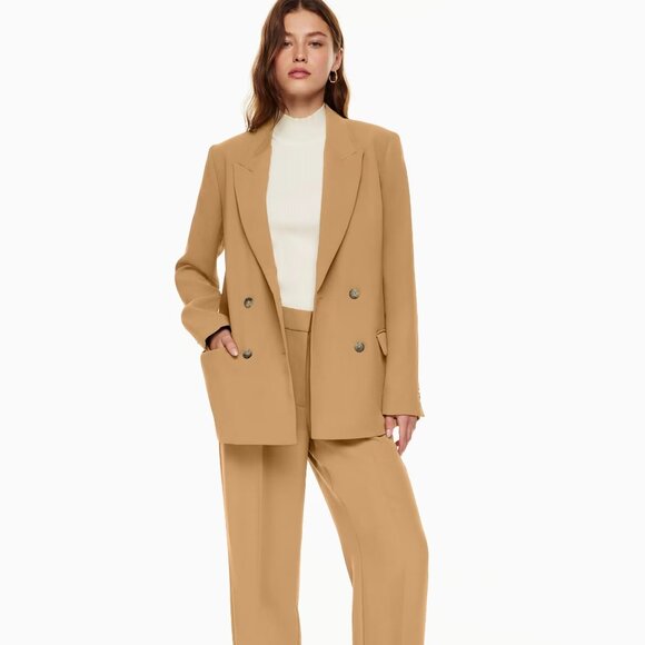 🤎 Wilfred Destiny Blazer (Camel) – Size 4 – Aritzia Classic - Picture 2 of 15